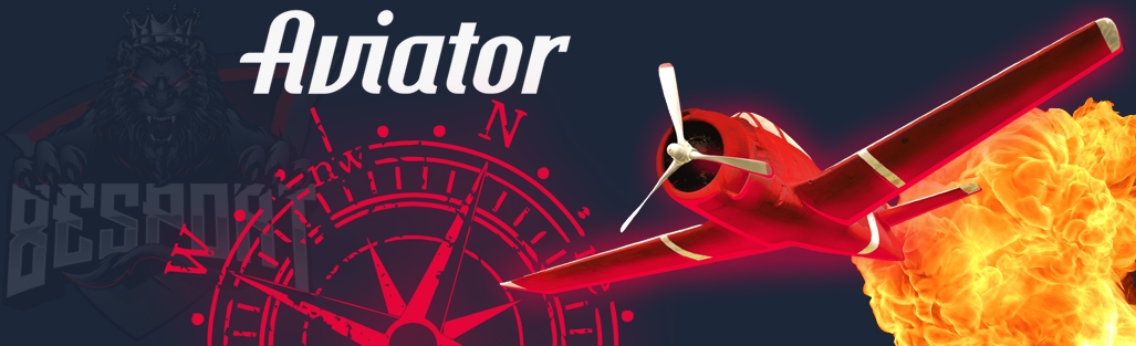 Bannière de présentation du jeux Aviator Casino